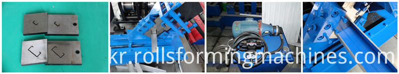 자동 절단 시스템 용골 롤 성형기 Automatic Cutting System keel roll forming machine